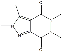 2,3,5,6-Tetramethyl-2H-pyrazolo[3,4-d]pyridazine-4,7(5H,6H)-dione Structure