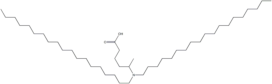 5-(Dinonadecylamino)hexanoic acid 结构式