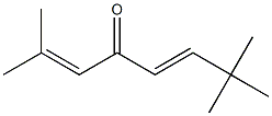 (E)-2,7,7-Trimethyl-2,5-octadien-4-one Struktur