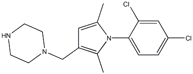  3-(Piperazinomethyl)-1-(2,4-dichlorophenyl)-2,5-dimethyl-1H-pyrrole