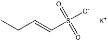 1-Butene-1-sulfonic acid potassium salt Structure