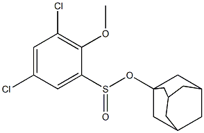 3,5-Dichloro-2-methoxybenzenesulfinic acid 1-adamantyl ester