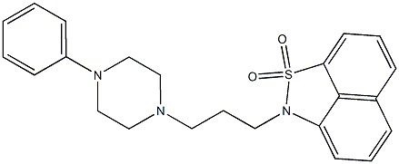 2-[3-[4-Phenyl-1-piperazinyl]propyl]-2H-naphth[1,8-cd]isothiazole 1,1-dioxide