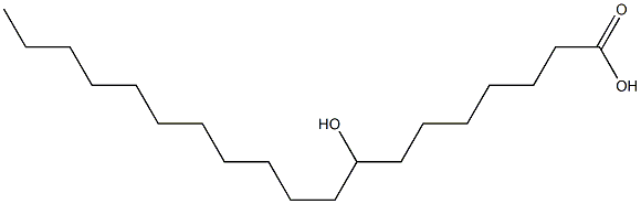 8-Hydroxynonadecanoic acid Struktur