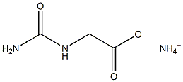 Ureidoacetic acid ammonium salt 结构式