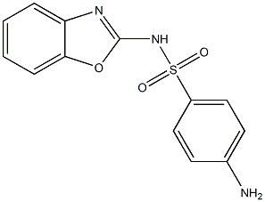 4-Amino-N-(benzoxazol-2-yl)benzenesulfonamide Structure