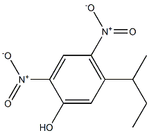 5-sec-Butyl-2,4-dinitrophenol Struktur