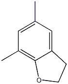 2,3-Dihydro-5,7-dimethylbenzofuran 结构式