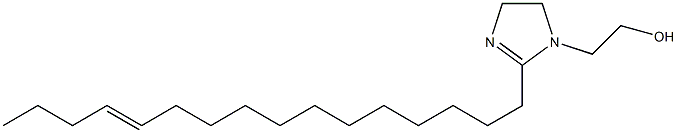 2-(12-ヘキサデセニル)-2-イミダゾリン-1-エタノール 化学構造式