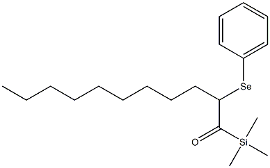 Trimethyl[2-(phenylseleno)undecanoyl]silane