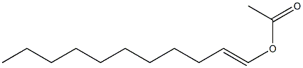 Acetic acid 1-undecenyl ester Struktur