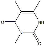 3,6-Dimethylthymine 结构式