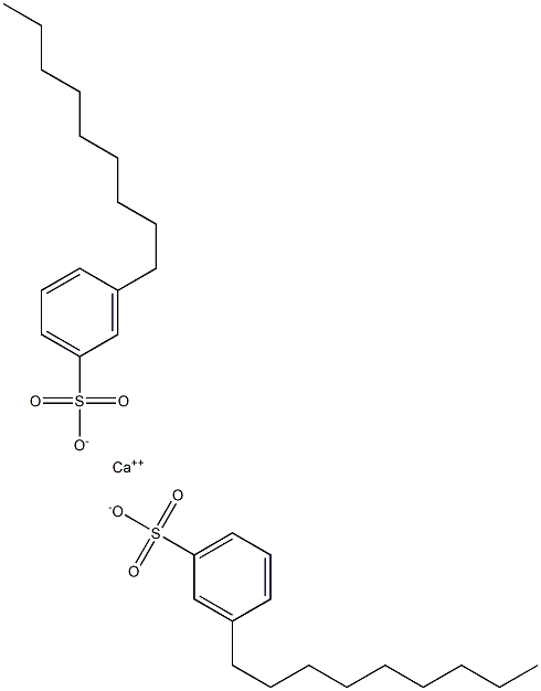 Bis(3-nonylbenzenesulfonic acid)calcium salt 结构式