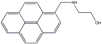 1-(2-Hydroxyethylaminomethyl)pyrene Structure