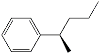 (2R)-2-Phenylpentane Structure