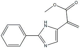 2-Phenyl-3H-imidazole-4-(propenoic acid methyl) ester Structure