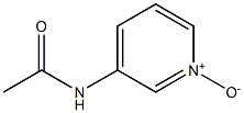 3-(Acetylamino)pyridine 1-oxide Structure