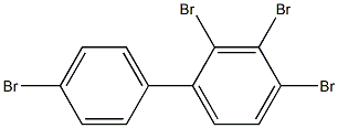2,3,4,4'-テトラブロモ-1,1'-ビフェニル 化学構造式