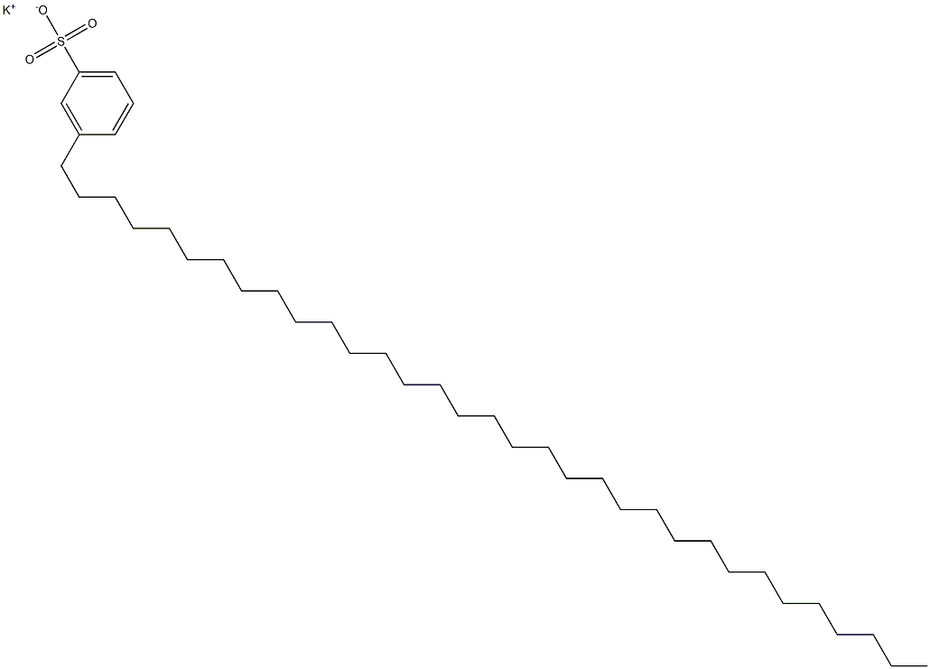 3-(Tritriacontan-1-yl)benzenesulfonic acid potassium salt