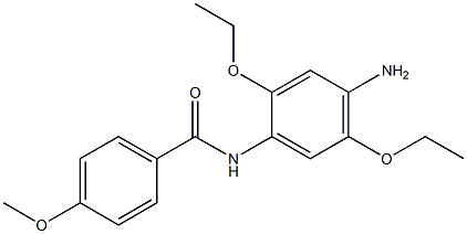 4-メトキシ-2',5'-ジエトキシ-4'-アミノベンズアニリド 化学構造式