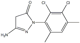 3-Amino-1-(2,3-dichloro-4,6-dimethylphenyl)-5(4H)-pyrazolone Structure