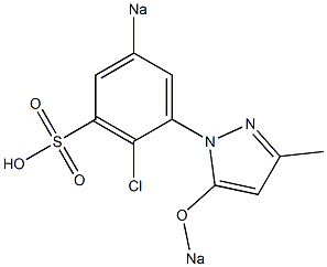 1-(2-Chloro-5-sodiosulfophenyl)-3-methyl-5-sodiooxy-1H-pyrazole
