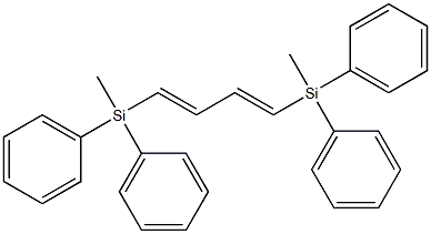 (1E,3E)-1,4-Bis(methyldiphenylsilyl)-1,3-butadiene Structure