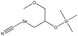 2-Trimethylsiloxy-3-methoxypropyl selenocyanate|