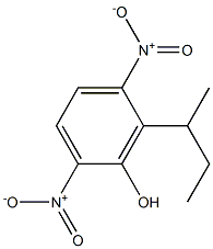 6-sec-Butyl-2,5-dinitrophenol Structure