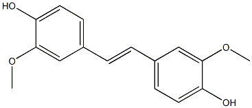 3,3'-Dimethoxy-trans-stilbene-4,4'-diol|