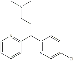 3-(2-Pyridinyl)-3-(5-chloro-2-pyridinyl)-N,N-dimethylpropan-1-amine