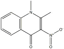 1,2-Dimethyl-3-nitroquinolin-4(1H)-one,,结构式