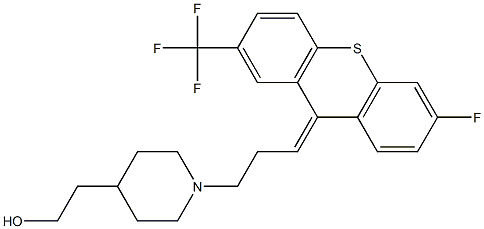  1-[3-[(Z)-6-Fluoro-2-(trifluoromethyl)-9H-thioxanthen-9-ylidene]propyl]-4-piperidineethanol