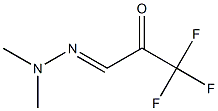 1,1,1-Trifluoro-3-(2,2-dimethylhydrazono)-2-propanone,,结构式