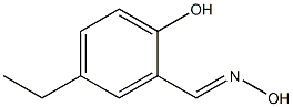 4-Ethyl-2-[(hydroxyimino)methyl]phenol Struktur