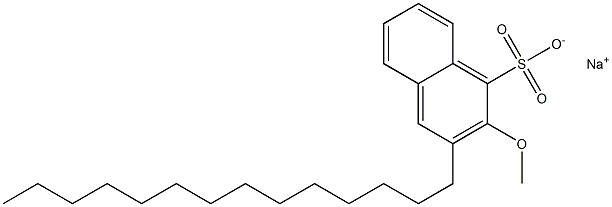  Tetradecyl-1-methoxynaphthalenesulfonic acid sodium salt