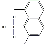 2,8-Dimethyl-1-naphthalenesulfonic acid Structure