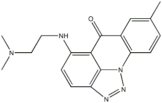  5-[2-Dimethylaminoethylamino]-8-methyl-6H-[1,2,3]triazolo[4,5,1-de]acridin-6-one