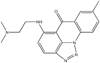 5-[2-Dimethylaminoethylamino]-8-methyl-6H-[1,2,3]triazolo[4,5,1-de]acridin-6-one