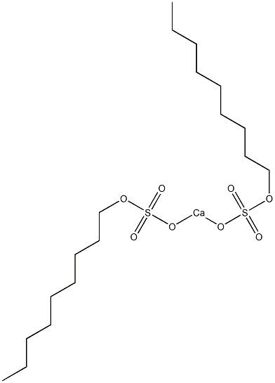 Bis(nonyloxysulfonyloxy)calcium 结构式