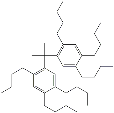 5,5'-Isopropylidenebis(1,2,4-tributylbenzene) Struktur