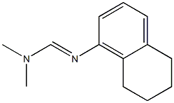 N1,N1-Dimethyl-N2-(5,6,7,8-tetrahydronaphthalen-1-yl)formamidine Structure