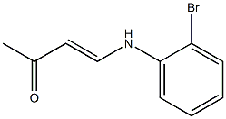 4-(2-Bromophenylamino)-3-buten-2-one 结构式