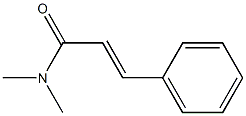 (E)-N,N-Dimethyl-3-phenylpropenamide Structure