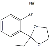 Sodium o-(2-ethyl-1,3-dioxolan-2-yl)phenolate|