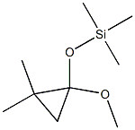 1-Methyloxy-1-(trimethylsilyloxy)-3-methyl-3-methylcyclopropane Structure