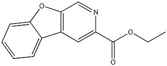 Benzofuro[2,3-c]pyridine-3-carboxylic acid ethyl ester,,结构式