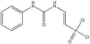 [2-(3-Phenylureido)vinyl]dichlorophosphine oxide 结构式