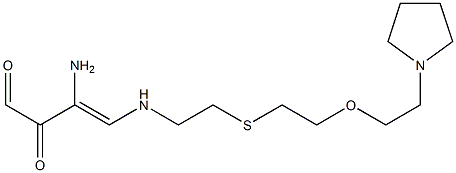 1-[[8-(Pyrrolidin-1-yl)-6-oxa-3-thiaoctan-1-yl]amino]-2-amino-1-butene-3,4-dione