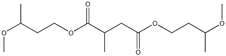 Methylsuccinic acid bis(3-methoxybutyl) ester Structure